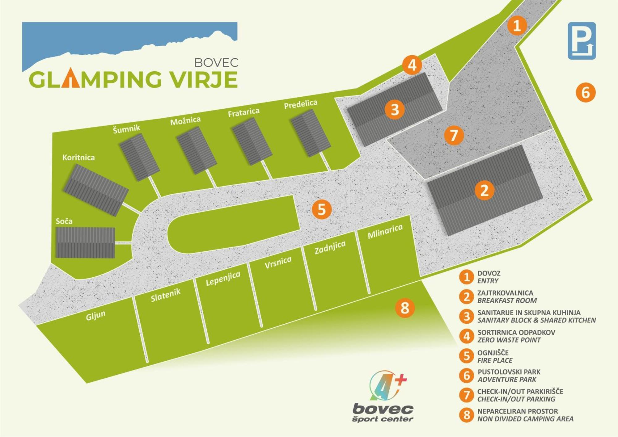 Glamping Virje Hotel Bovec Eksteriør billede